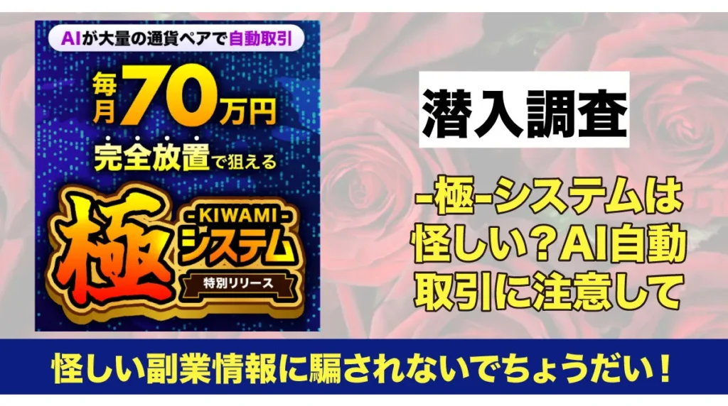 極システムの広告画像